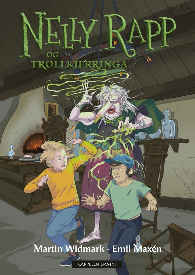 Omslag Nelly Rapp og trollkjerringa av Martin Widmark (Ebok)