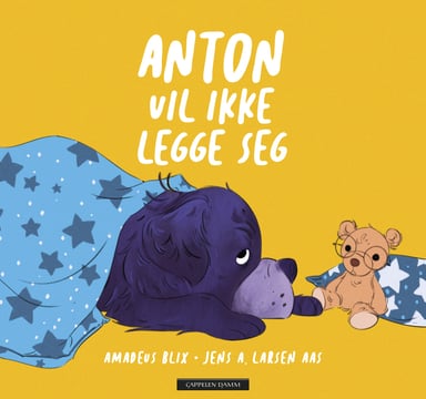 Omslag av "Anton vil ikke legge seg"