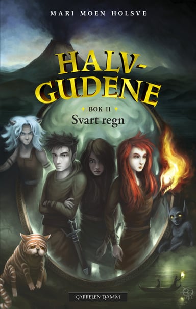Omslag av "Svart regn - Halvgudene 2"