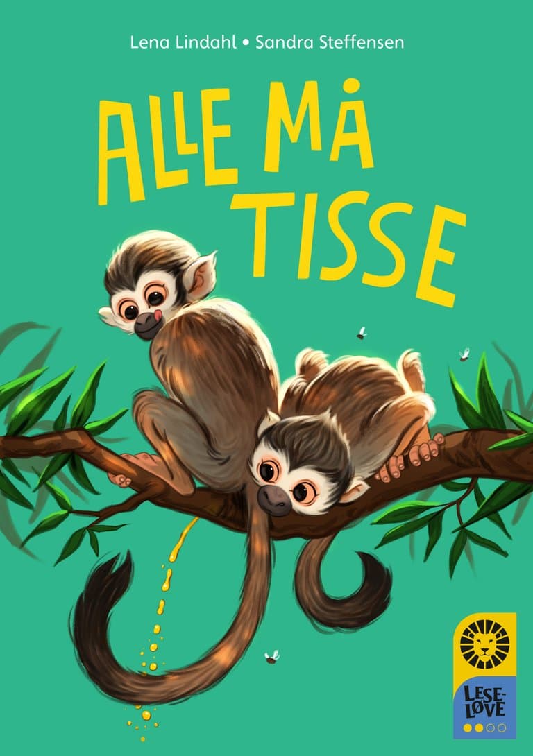 Omslag Leseløve nivå 2 - Alle må tisse av Lena Lindahl (Ebok)