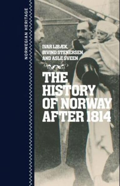 Omslag av "The history of Norway after 1814"