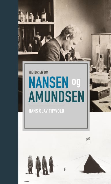 Omslag av "Historien om Nansen og Amundsen"