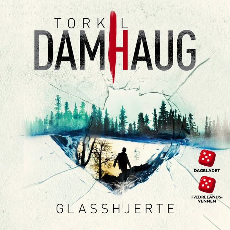 Omslag Glasshjerte av Torkil Damhaug (Lydbok)