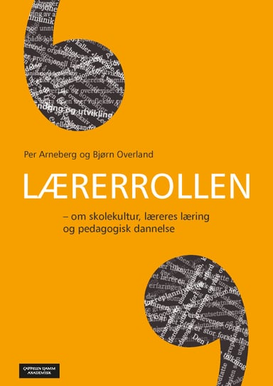 Omslag av "Lærerrollen"
