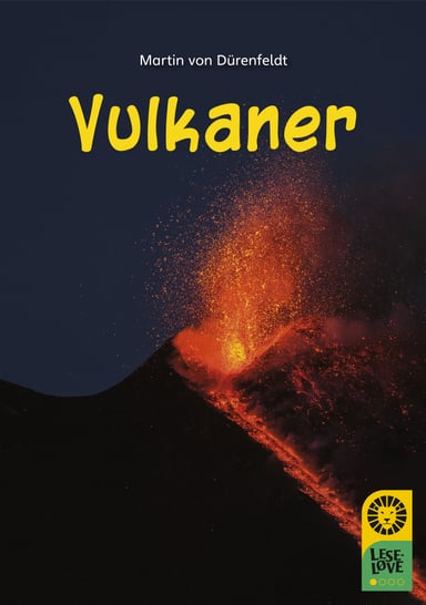 Omslag av "Leseløve nivå 1 - Vulkaner"
