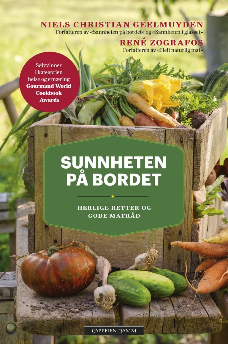 Omslag Sunnheten på bordet av René Zografos og Niels Christian Geelmuyden (Ebok)