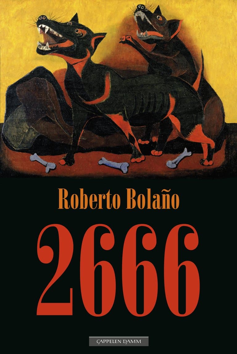 Omslag 2666 av Roberto Bolaño (Innbundet)