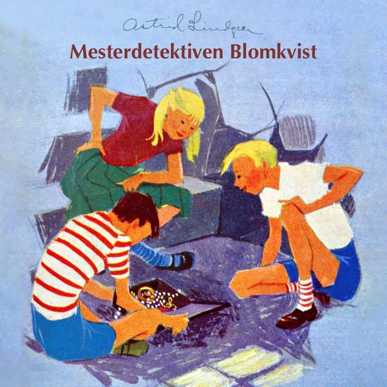 Omslag Mesterdetektiven Blomkvist av Astrid Lindgren (Lydbok)