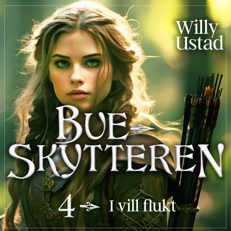 Omslag I vill flukt av Willy Ustad (Lydbok)