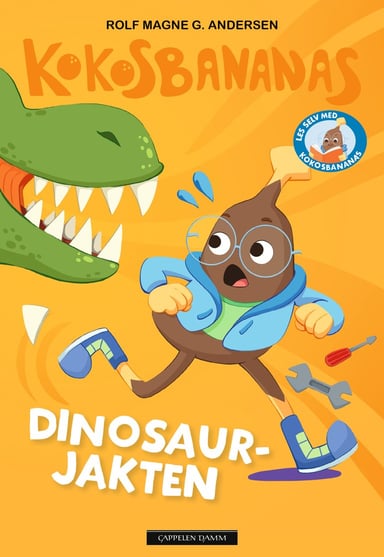 Omslag av "Les selv med Kokosbananas: Dinosaurjakten"