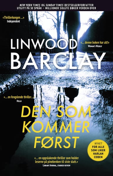 Omslag av "Den som kommer først"