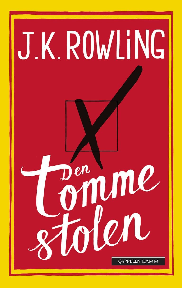 Omslag Den tomme stolen av J.K. Rowling (Ebok)