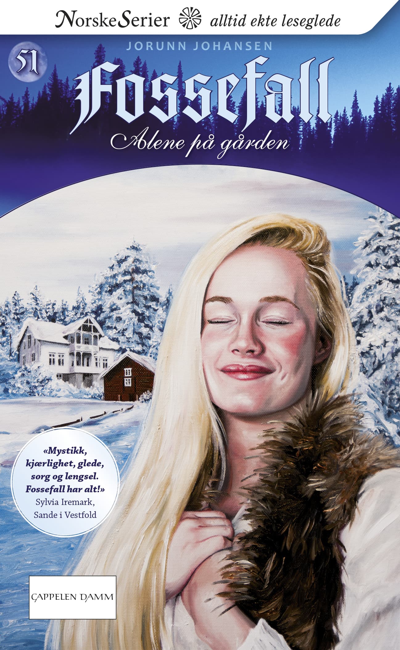 Omslag Alene på gården av Jorunn Johansen (Heftet)