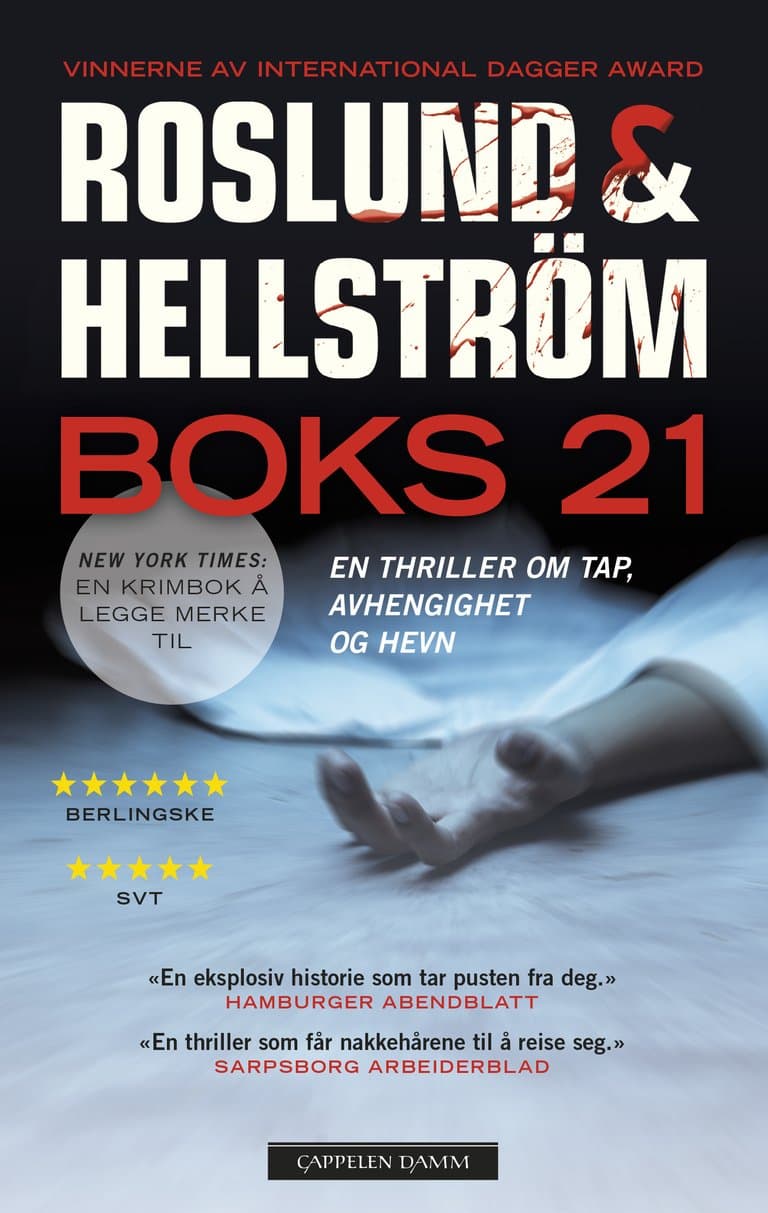 Omslag Boks 21 av Roslund & Hellström (Heftet)