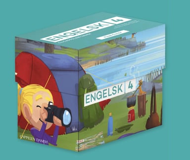 Omslag av "Engelsk 4 fra Cappelen Damm Flash Cards"