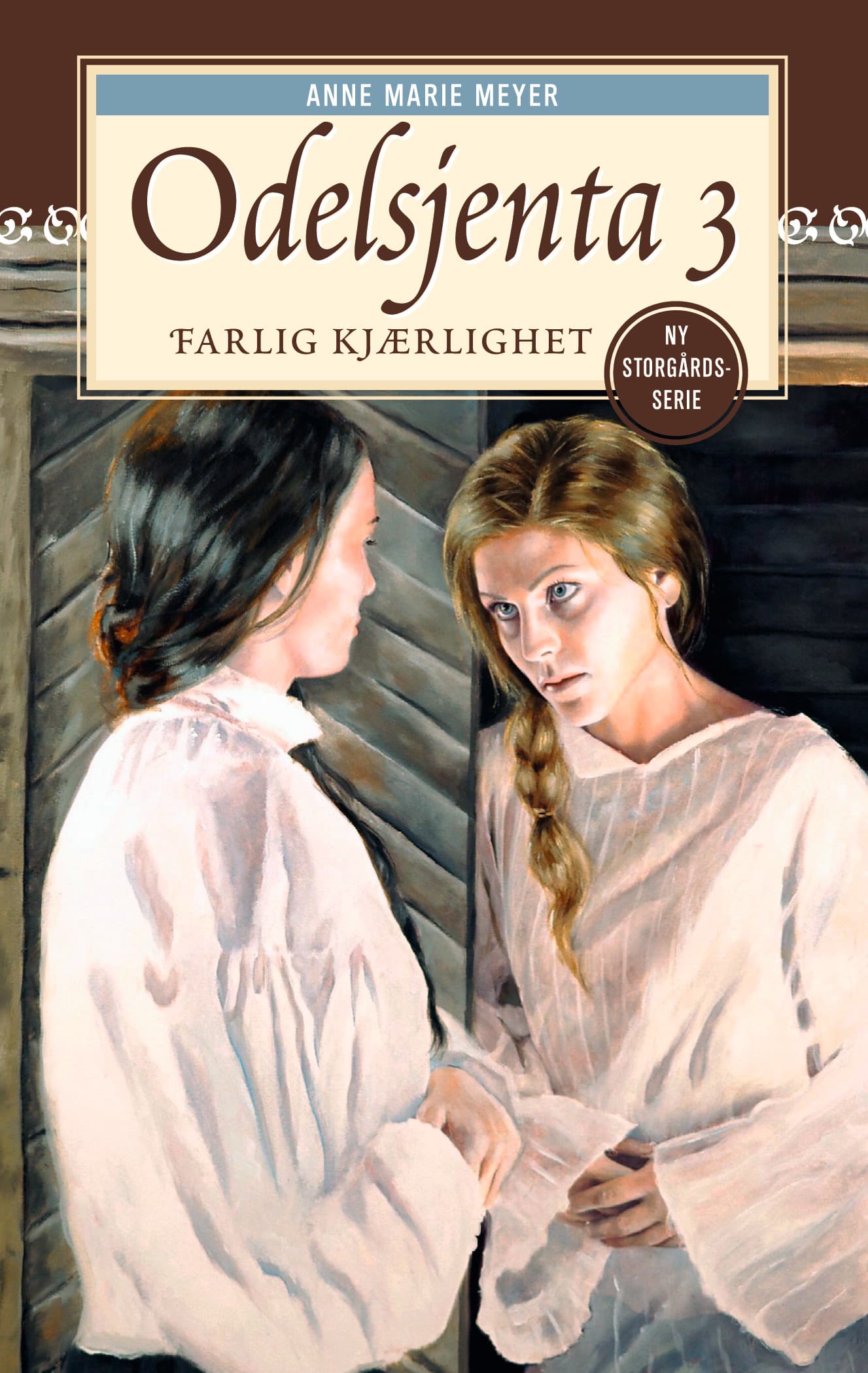 Omslag Farlig kjærlighet av Anne Marie Løvlie Meyer (Heftet)