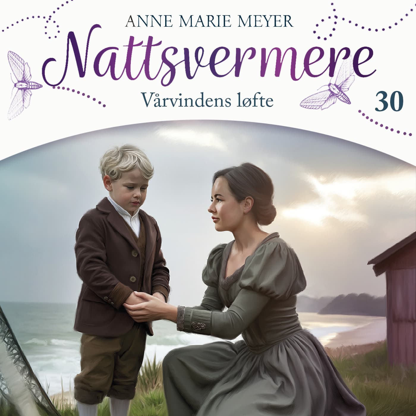 Omslag Vårvindens løfte av Anne Marie Meyer (Lydbok)
