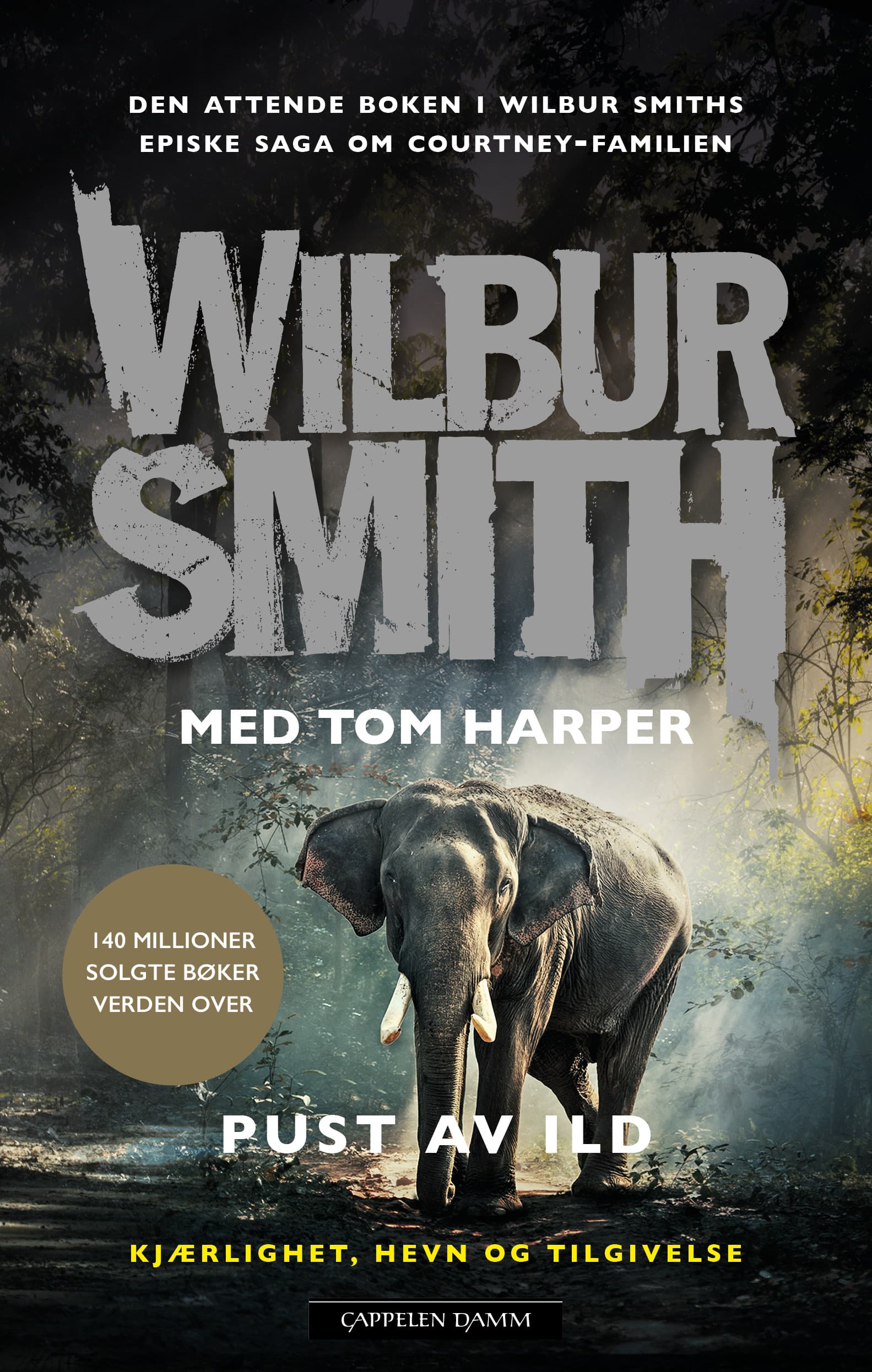 Omslag Pust av ild av Wilbur Smith (Innbundet)