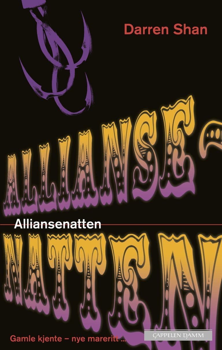 Omslag Alliansenatten av Darren Shan (Ebok)
