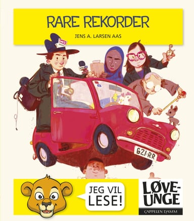 Omslag av "Løveunge - Rare rekorder"