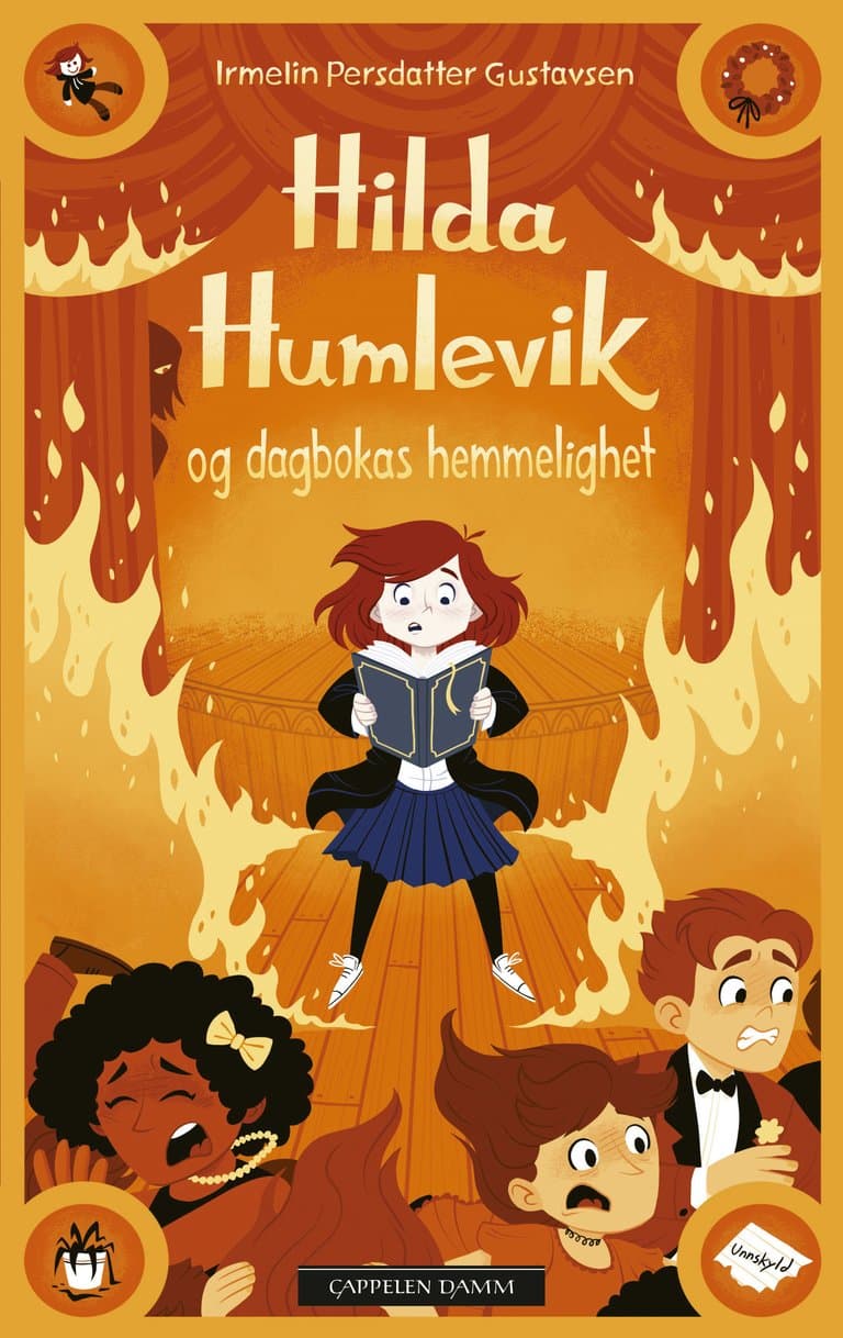 Omslag Hilda Humlevik og dagbokas hemmelighet av Irmelin Persdatter Gustavsen (Ebok)