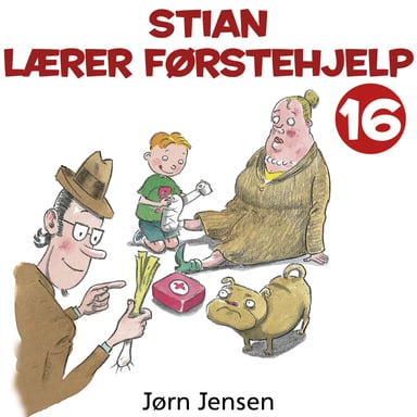 Omslag av "Stian lærer førstehjelp"