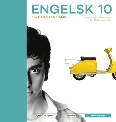 Omslag av "Engelsk 10 fra Cappelen Damm Teacher's Book"