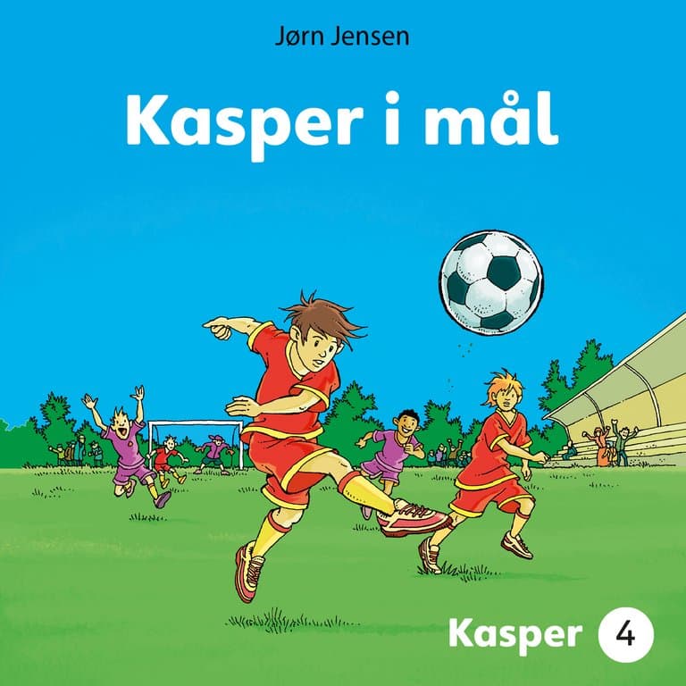 Omslag Kasper i mål av Jørn Jensen (Lydbok)