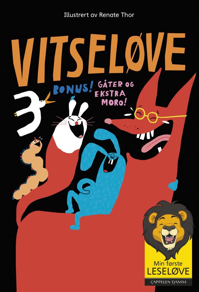Omslag Min første leseløve - Vitseløve 3 (Ebok)