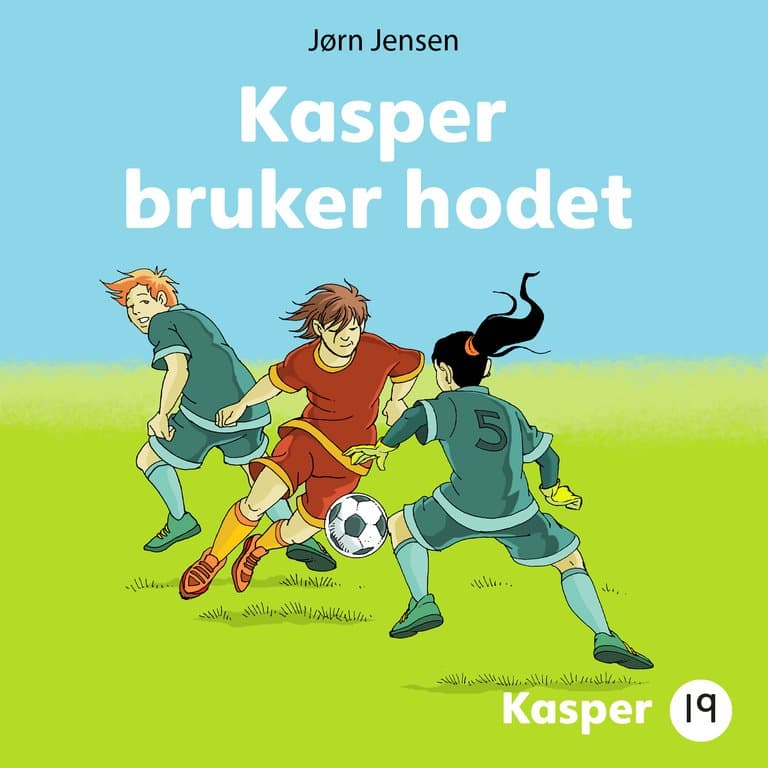 Omslag Kasper bruker hodet av Jørn Jensen (Lydbok)