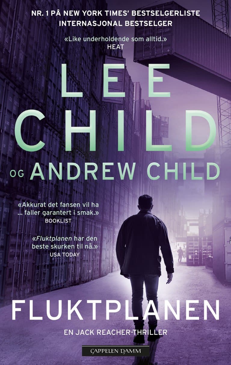 Omslag Fluktplanen av Lee Child (Innbundet)