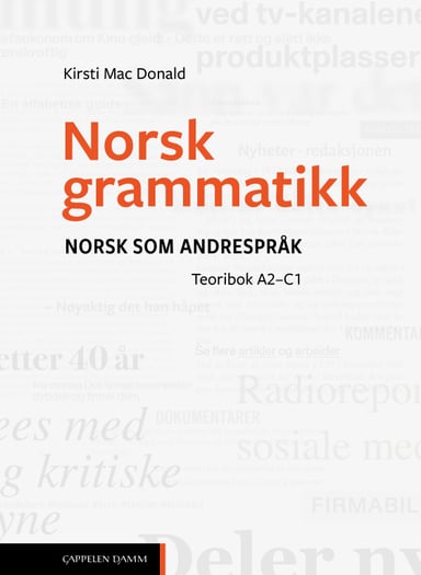 Omslag av "Norsk grammatikk. Teoribok A2–C1"