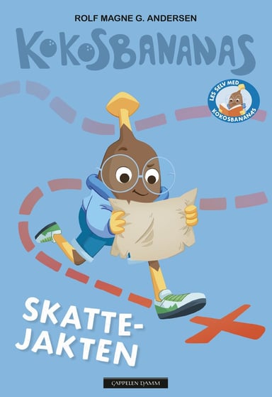 Omslag av "Les selv med Kokosbananas: Skattejakten"
