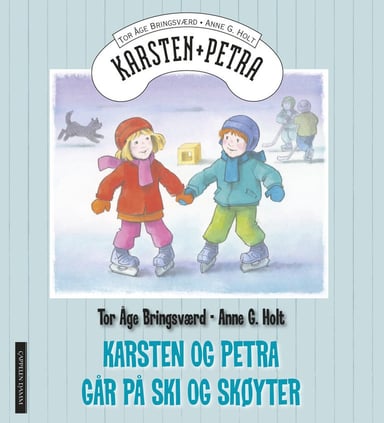 Omslag av "Karsten og Petra går på ski og skøyter"