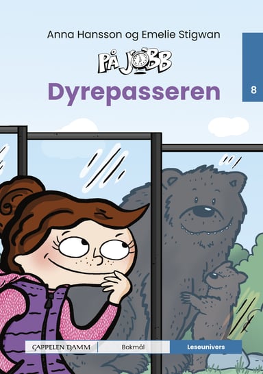 Omslag av "Leseunivers 8: På jobb - Dyrepasseren"