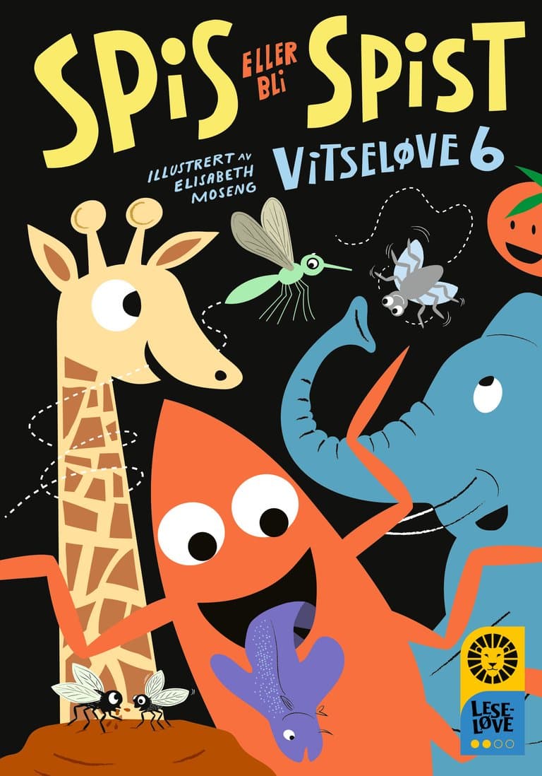Omslag Leseløve nivå 2 - Vitseløve 6 - Spis eller bli spist (Innbundet)