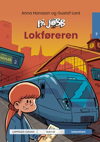 Omslag av "Leseunivers 7: På jobb - Lokføreren"