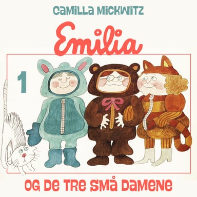 Omslag av "Emilia og de tre små damene"