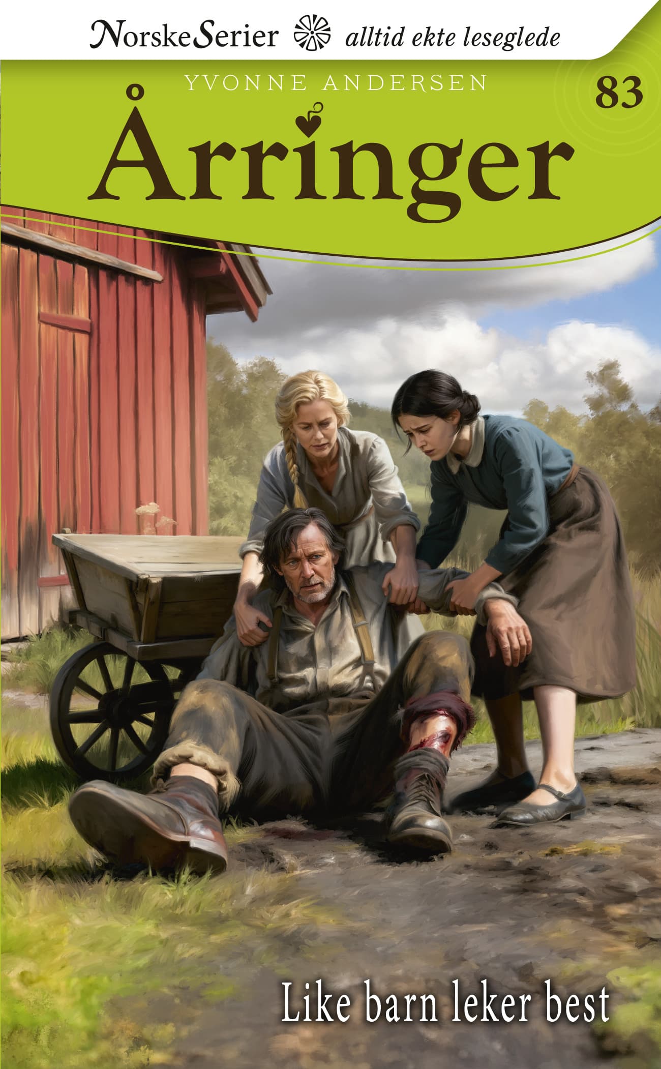 Omslag Like barn leker best av Yvonne Andersen (Heftet)