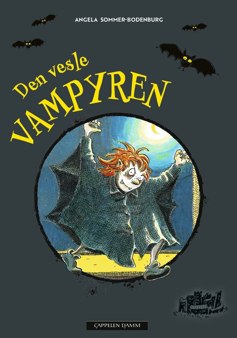Omslag Den vesle vampyren av Angela Sommer-Bodenburg (Innbundet)