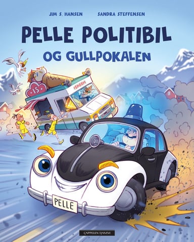 Omslag av "Pelle Politibil og gullpokalen"