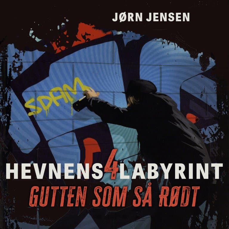 Omslag Gutten som så rødt av Jørn Jensen (Lydbok)