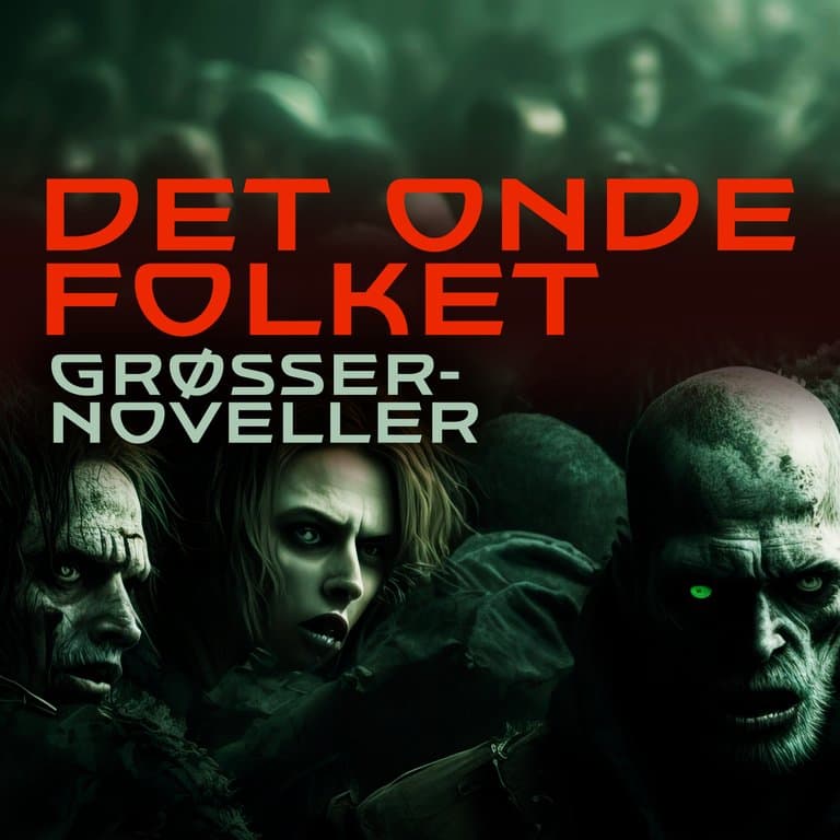 Omslag Det onde folket - Grøsser-noveller av William Harrison Ainsworth, Howard Phillips Lovecraft, William Buehler Seabrook m.fl. (Lydbok)