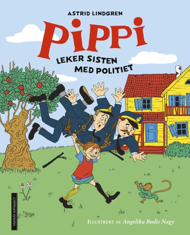 Omslag av "Pippi leker sisten med politiet"