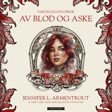 Omslag av "Fargeleggingsbok Av blod og aske"