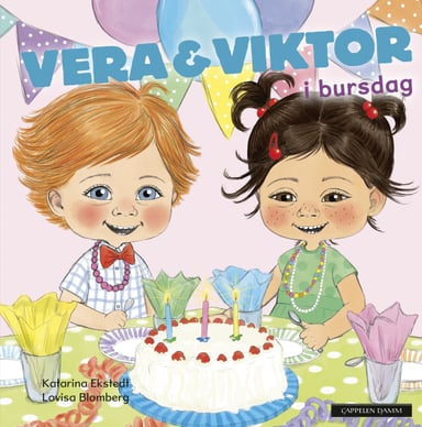 Omslag av "Vera & Viktor i bursdag"