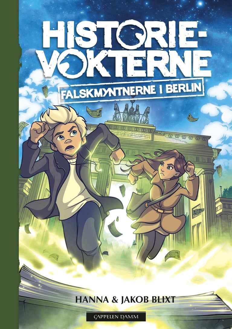Omslag Historievokterne: Falskmyntnerne i Berlin av Hanna og Jakob Blixt (Innbundet)