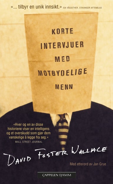 Omslag av "Korte intervjuer med motbydelige menn"