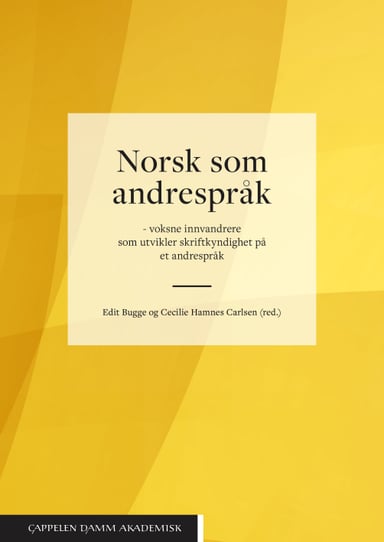 Omslag av "Norsk som andrespråk"