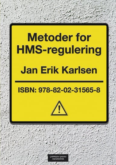 Omslag av "Metoder for HMS-regulering"